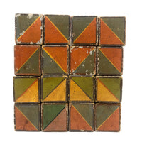 Gorgeous Old Handmade Blocks in Great Palette
