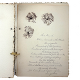 Victorian Sea Moss Specimens Album with Manuscript Poems, Boothbay Harbor and Nantucket