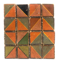 Gorgeous Old Handmade Blocks in Great Palette