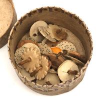 As Found: Lovely Little Antique Band Box with Curious Treasures Inside