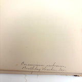 Victorian Sea Moss Specimens Album with Manuscript Poems, Boothbay Harbor and Nantucket