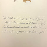 Victorian Sea Moss Specimens Album with Manuscript Poems, Boothbay Harbor and Nantucket