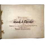 Scarce Copy of Williams & Packard's Original Gems of Penmanship, 1867, with Inked Calligraphy Dedication and Fantastic Alphabets