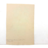 Bellflowers, Lovely 1872 Floral Watercolor Signed Marian Marcelin