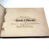 Scarce Copy of Williams & Packard's Original Gems of Penmanship, 1867, with Inked Calligraphy Dedication and Fantastic Alphabets