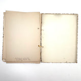 Victorian Sea Moss Specimens Album with Manuscript Poems, Boothbay Harbor and Nantucket