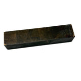 STOCK NO. (Stock, No!) Old Solid Brass Print Block