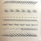 Scarce Copy of Williams & Packard's Original Gems of Penmanship, 1867, with Inked Calligraphy Dedication and Fantastic Alphabets