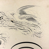 Scarce Copy of Williams & Packard's Original Gems of Penmanship, 1867, with Inked Calligraphy Dedication and Fantastic Alphabets