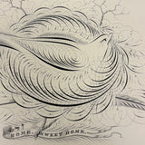 Scarce Copy of Williams & Packard's Original Gems of Penmanship, 1867, with Inked Calligraphy Dedication and Fantastic Alphabets