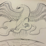 Scarce Copy of Williams & Packard's Original Gems of Penmanship, 1867, with Inked Calligraphy Dedication and Fantastic Alphabets