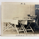 Operating Room No. 6, U.S. Evacuation Hospital, WW1, with Extensive Notes Detailing Contents on Reverse