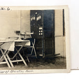 Operating Room No. 6, U.S. Evacuation Hospital, WW1, with Extensive Notes Detailing Contents on Reverse