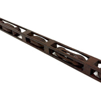 Long Whittled Whimsy with Ball in Cage inside Cage, 17 Inches