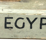 SOLD WPA Educational Architectural Model: Painted Chalkware Egyptian House, 1930s/early 1940s