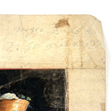 Baccante dell'Ercolano, Much Handled 19th Century Italian Grand Tour Watercolor