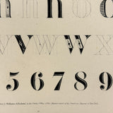 Scarce Copy of Williams & Packard's Original Gems of Penmanship, 1867, with Inked Calligraphy Dedication and Fantastic Alphabets