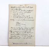 Operating Room No. 6, U.S. Evacuation Hospital, WW1, with Extensive Notes Detailing Contents on Reverse