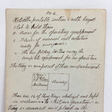 Operating Room No. 6, U.S. Evacuation Hospital, WW1, with Extensive Notes Detailing Contents on Reverse