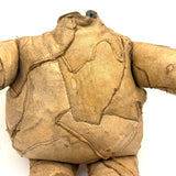 Wild Hand-sewn Leather Piecework Large, Headless Doll Body with Open Arms!