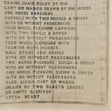 Fares of the Bridge, c. 1940s Snapshot of Historic Sign from Entrance to Former Hartford-East Hartford Covered Bridge