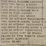 Fares of the Bridge, c. 1940s Snapshot of Historic Sign from Entrance to Former Hartford-East Hartford Covered Bridge