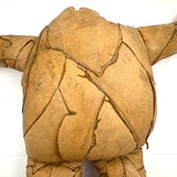 Wild Hand-sewn Leather Piecework Large, Headless Doll Body with Open Arms!