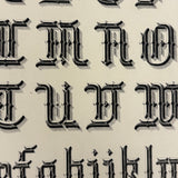 Scarce Copy of Williams & Packard's Original Gems of Penmanship, 1867, with Inked Calligraphy Dedication and Fantastic Alphabets