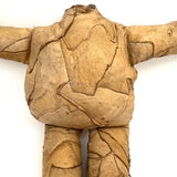 Wild Hand-sewn Leather Piecework Large, Headless Doll Body with Open Arms!