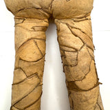 Wild Hand-sewn Leather Piecework Large, Headless Doll Body with Open Arms!