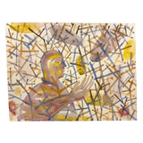 Mid-Late 20th Century Large Signed Reclining Nude, Ink and Watercolor
