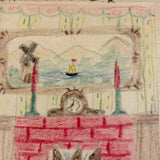 Wilma Powlesland's Memo Pad With Marvelous Drawings by Genleve Baldyga, East Syracuse, NY