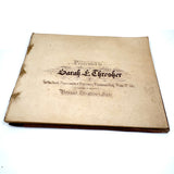 Scarce Copy of Williams & Packard's Original Gems of Penmanship, 1867, with Inked Calligraphy Dedication and Fantastic Alphabets