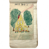 Wilma Powlesland's Memo Pad With Marvelous Drawings by Genleve Baldyga, East Syracuse, NY