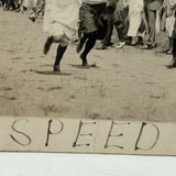 SPEED KINGS Racing to the Finish, Early 1900s Snapshot with Best  Hand written Caption