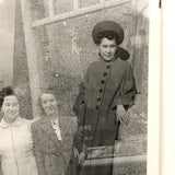 Vintage Double Exposure Snapshot with Levitating Woman