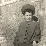 Vintage Double Exposure Snapshot with Levitating Woman