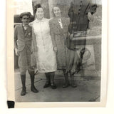 Vintage Double Exposure Snapshot with Levitating Woman