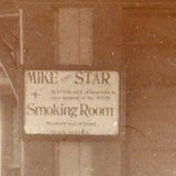 Fine Cigars, Saturday Evening Post, Man in Roseville/East Orange, NJ Train Station Waiting Room, 1899 Sepia Print