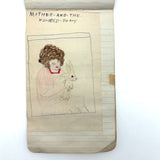 Wilma Powlesland's Memo Pad With Marvelous Drawings by Genleve Baldyga, East Syracuse, NY