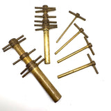 Old Brass Apothecary Cork Borer