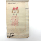 Wilma Powlesland's Memo Pad With Marvelous Drawings by Genleve Baldyga, East Syracuse, NY