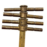 Old Brass Apothecary Cork Borer