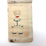 Wilma Powlesland's Memo Pad With Marvelous Drawings by Genleve Baldyga, East Syracuse, NY