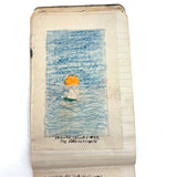 Wilma Powlesland's Memo Pad With Marvelous Drawings by Genleve Baldyga, East Syracuse, NY