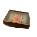 Folk Art Rocking Plinko Type Game with Paper Star Ground