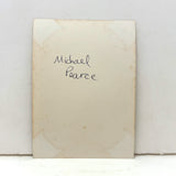 Young Man in Bucket Hat with Palm Trees and Folding Camera, c. 1940s-50s Snapshot