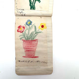Wilma Powlesland's Memo Pad With Marvelous Drawings by Genleve Baldyga, East Syracuse, NY