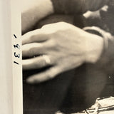 Passed Out, 1931, Evocative Annotated Snapshot Portrait