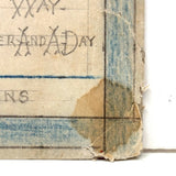 Some Time, in Some Way, Will Come Your Wedding Day, Handmade Friendship Token of Sorts with Fabulous Fancy Lettering